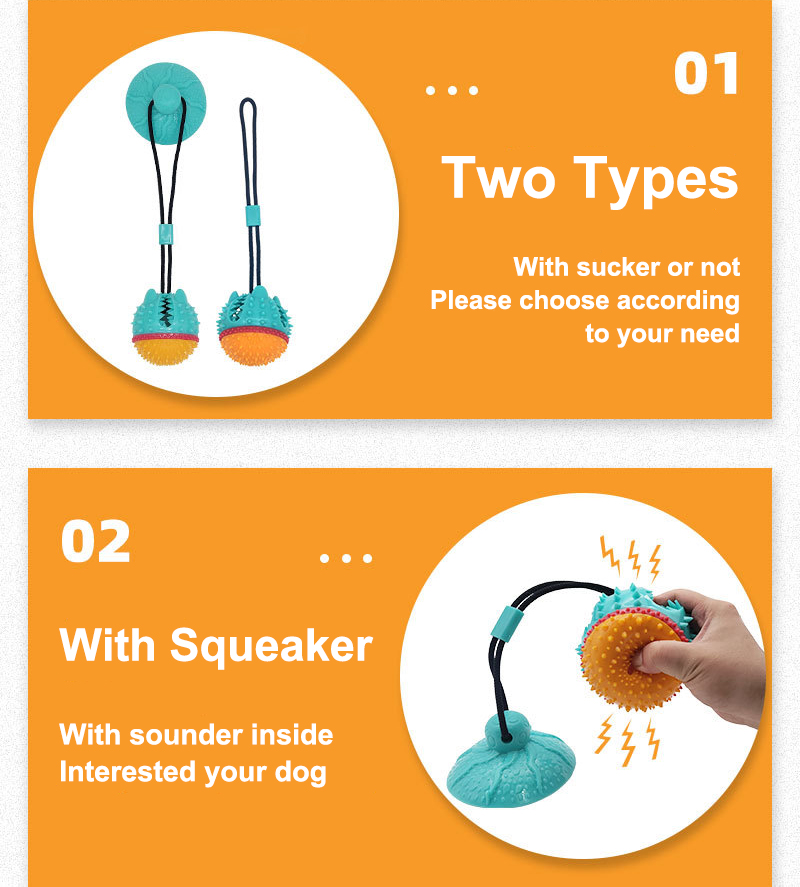 Ball On Rope Dog Toy