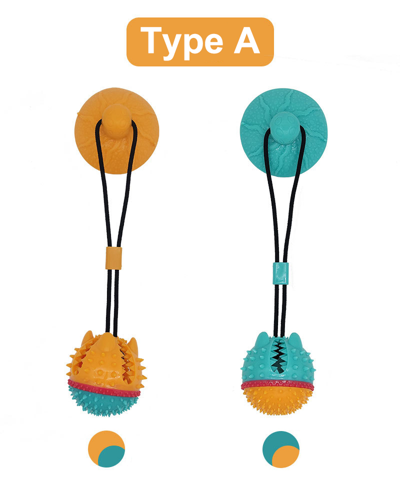 Ball On Rope Dog Toy