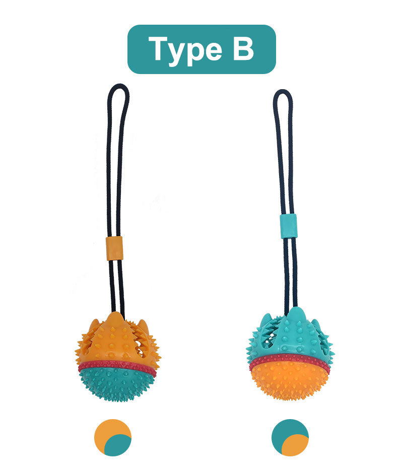 Ball On Rope Dog Toy