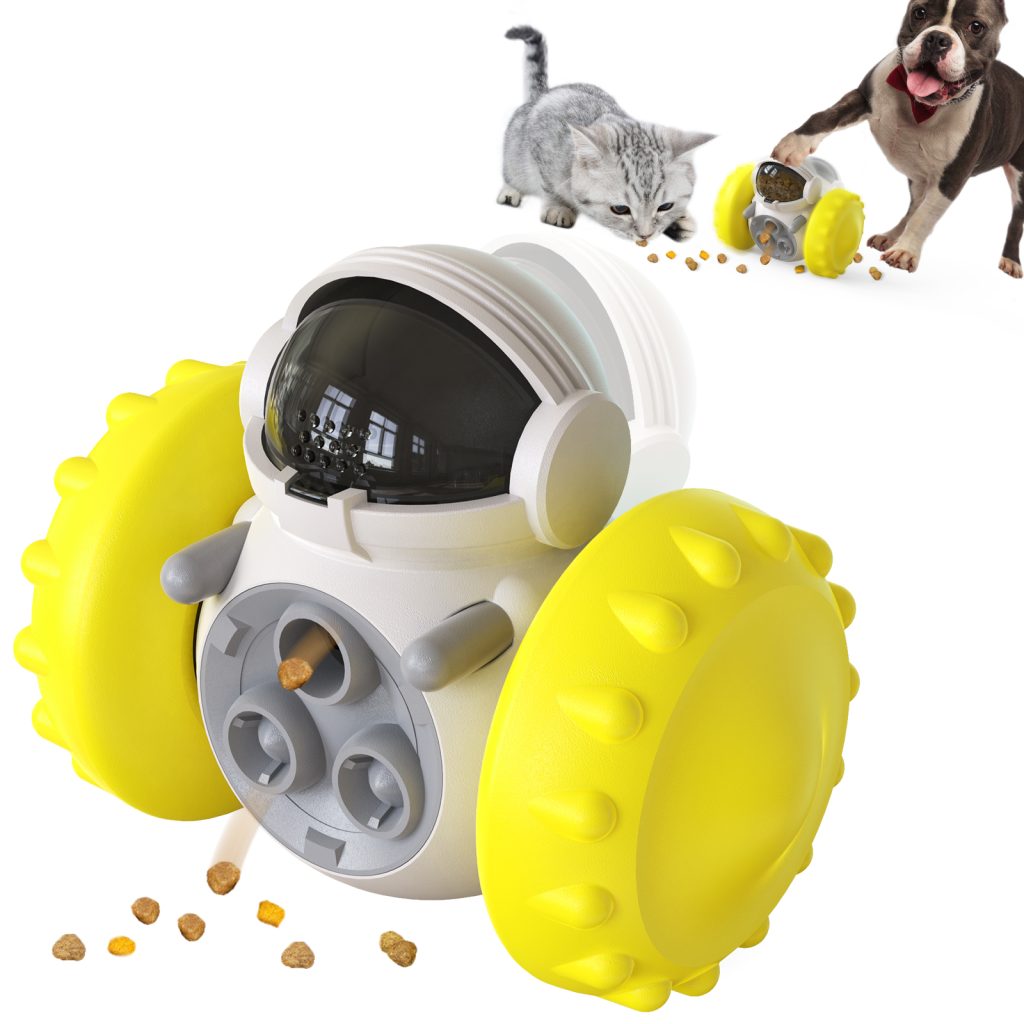 Pet Slow Feeder Toy, Dog & Cat Leaky Food Toy