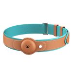 Airtag Dog Collar, Prevents Loss Leather Apple Airtag Dog Collar