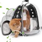 Expandable Pet Cat Carrier Backpack,  Pet Bubble Space Capsule Bag