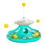 Food Dispensing Turntable Toy, Multifunctional Feeder Cat Toy
