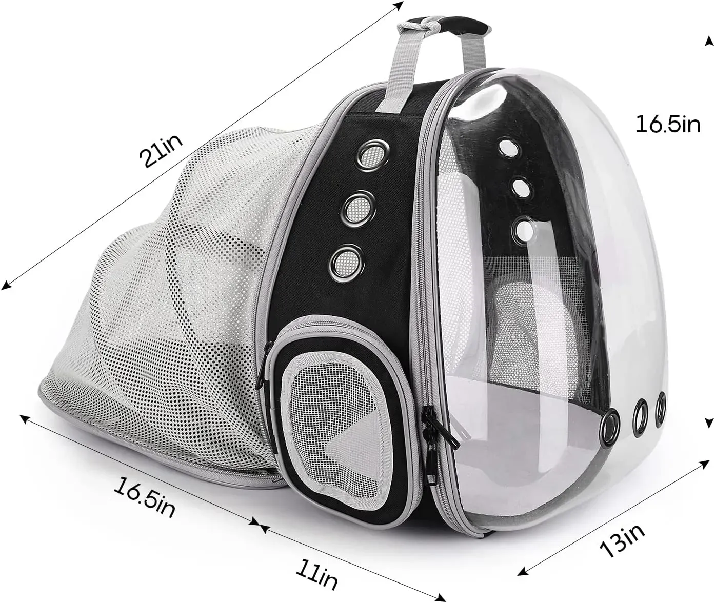 Expandable Pet Cat Carrier
