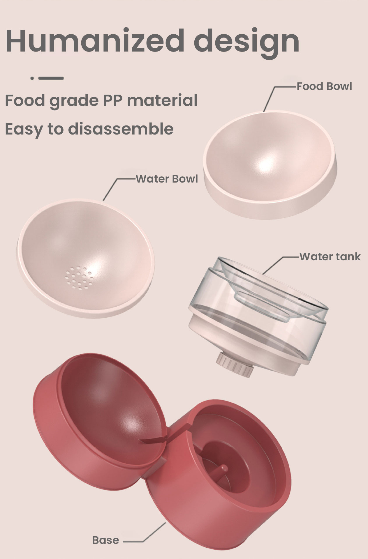 Automatic Refill Pet Bowl Drinking