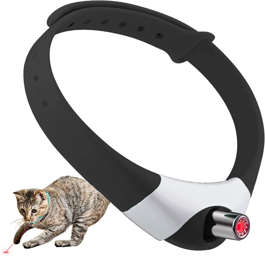Smart Laser Tease Cat Collar Electric USB Charging, Automatically Toys Interactive Training Pet Exercise Toys
