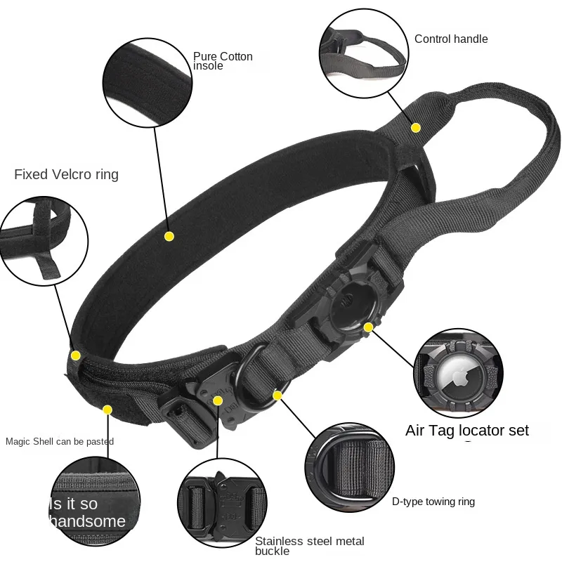 AirTag locator tactical dog belt