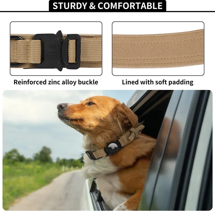 AirTag locator tactical dog belt