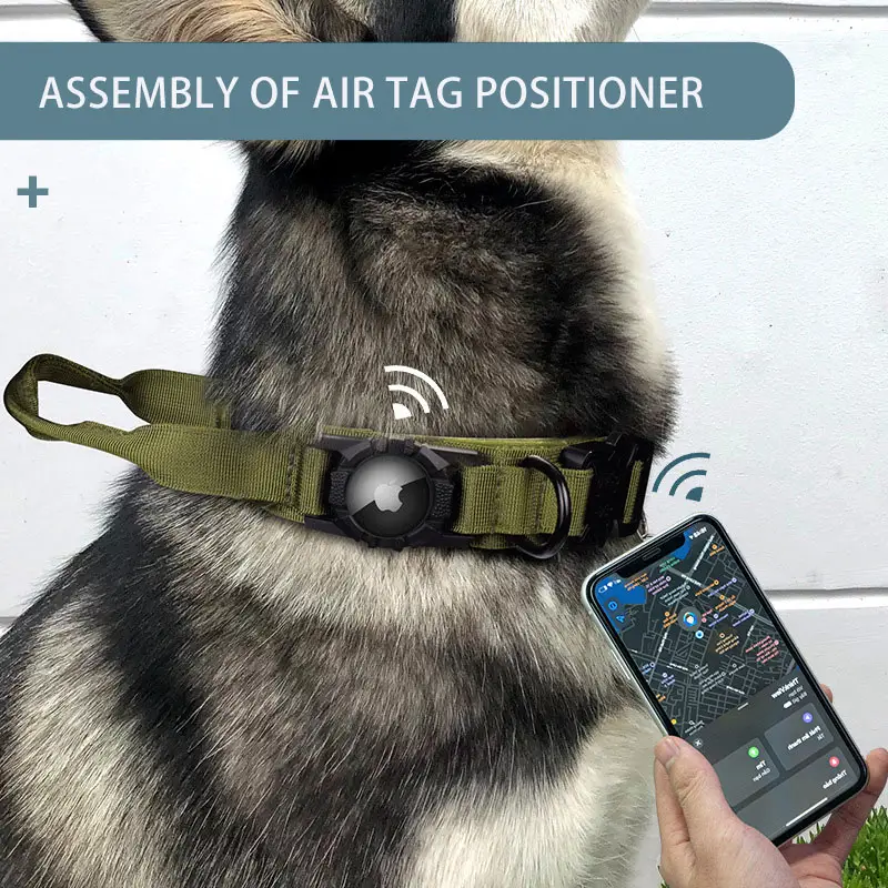 AirTag locator tactical dog belt