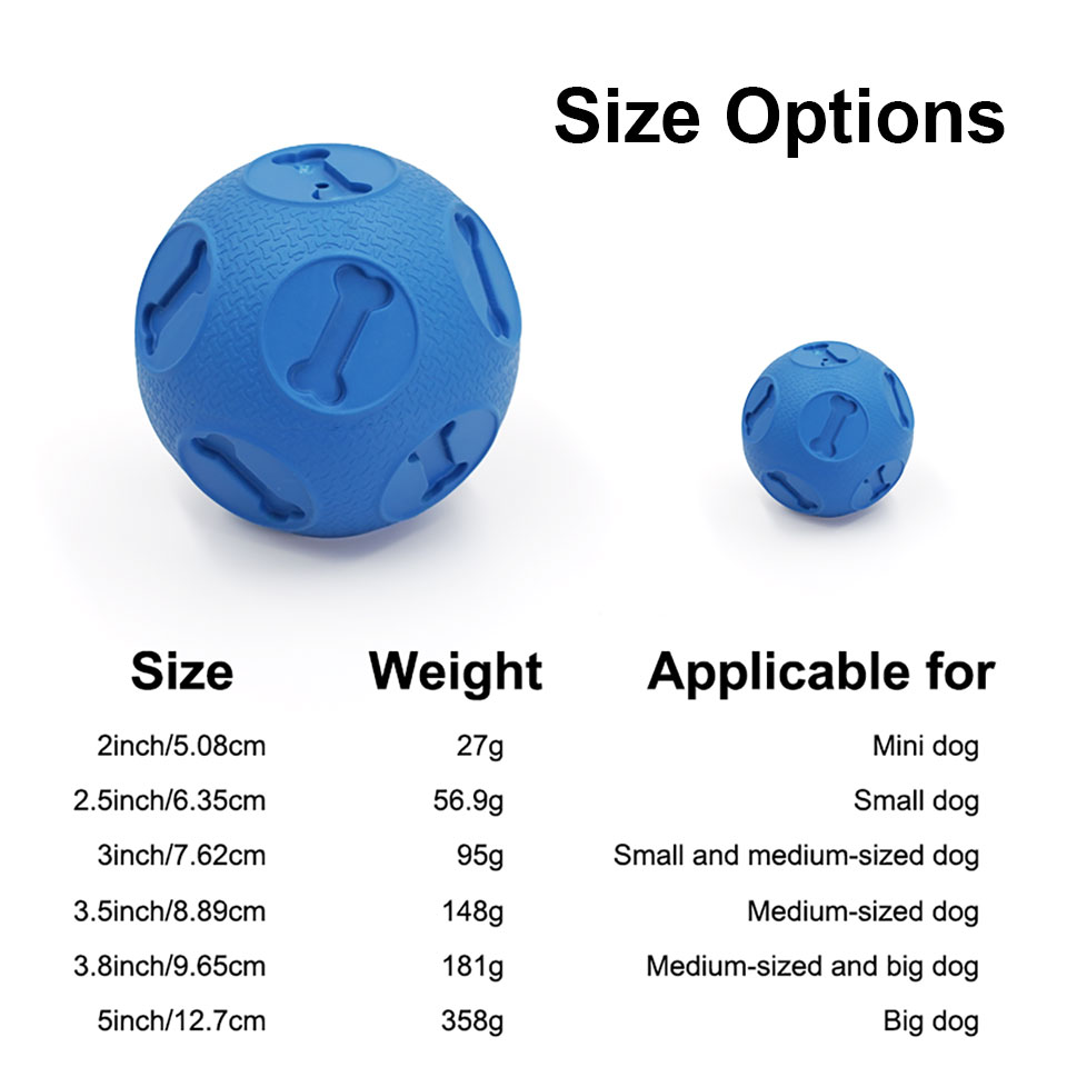 Dog Interactive Rubber Ball Toy